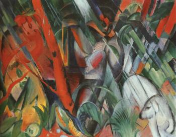 Franz Marc : In the Rain